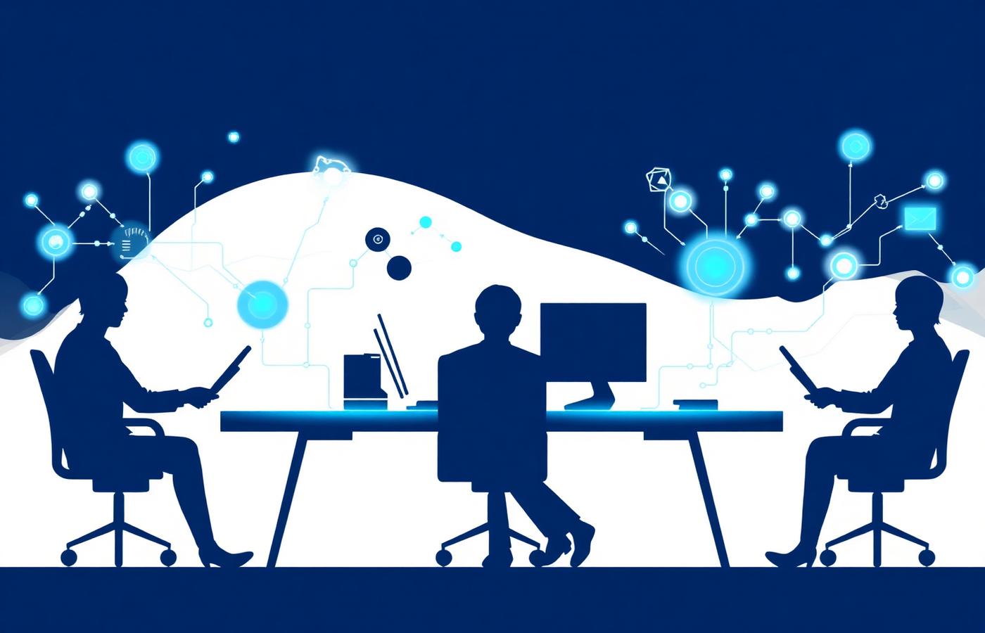 A sales team augmented by AI agents